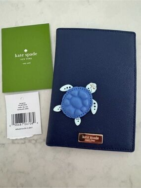 NWT kate spade passport and card holder Under the Sea series